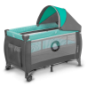 Lionelo Sven Plus Turquoise/Grey — Lettino 2in1