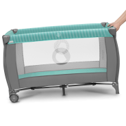 Lionelo Sven Plus Turquoise/Grey — Lettino 2in1