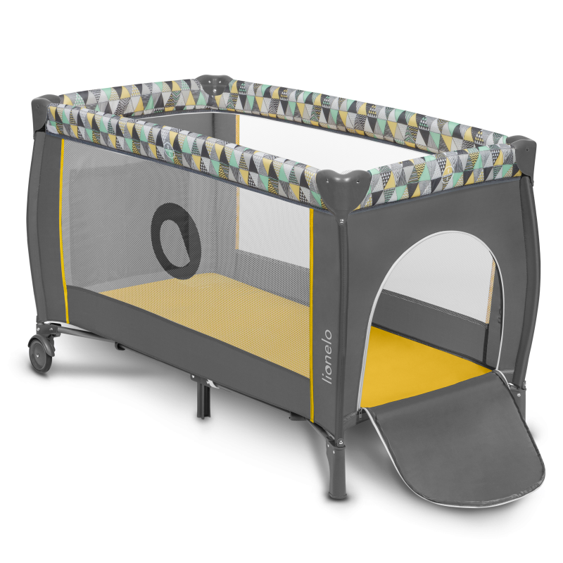 Lionelo Sven Plus Yellow Scandi — Lettino 2in1