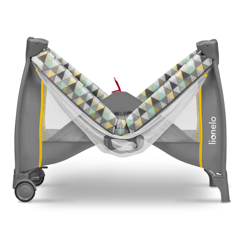 Lionelo Sven Plus Yellow Scandi — Lettino 2in1