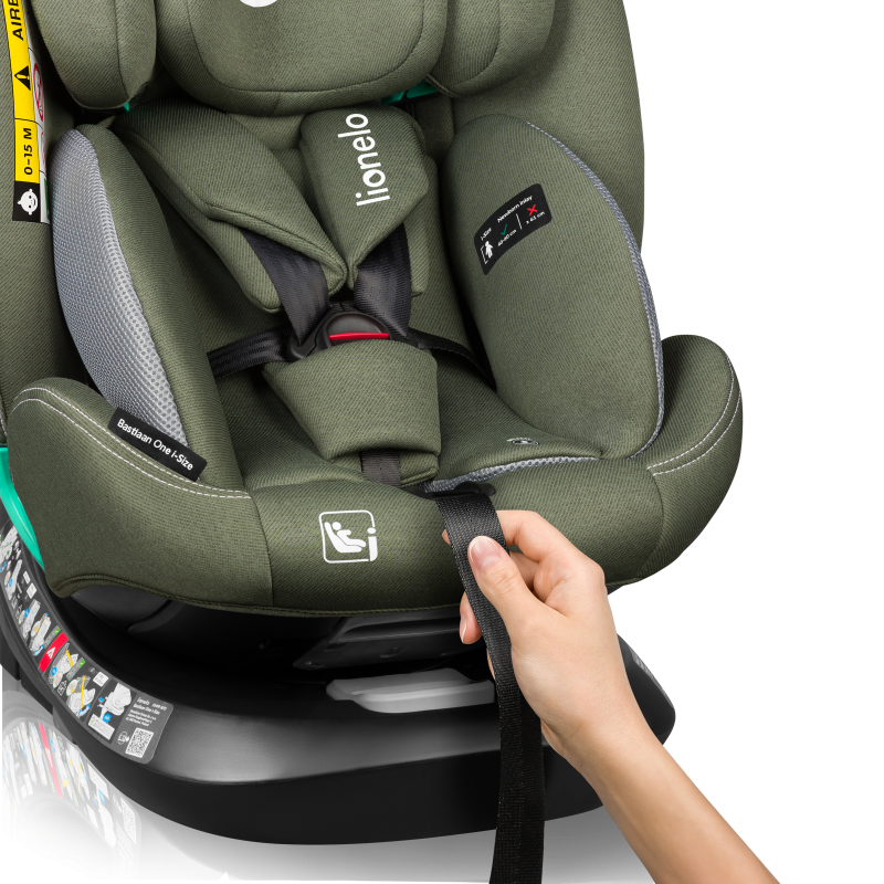 Lionelo Bastiaan One i-Size Green Olive — Seggiolino auto