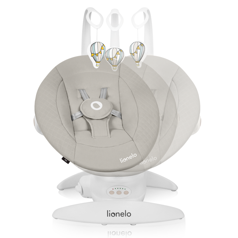 Lionelo Iris Beige Sand — Sdraietta a dondolo