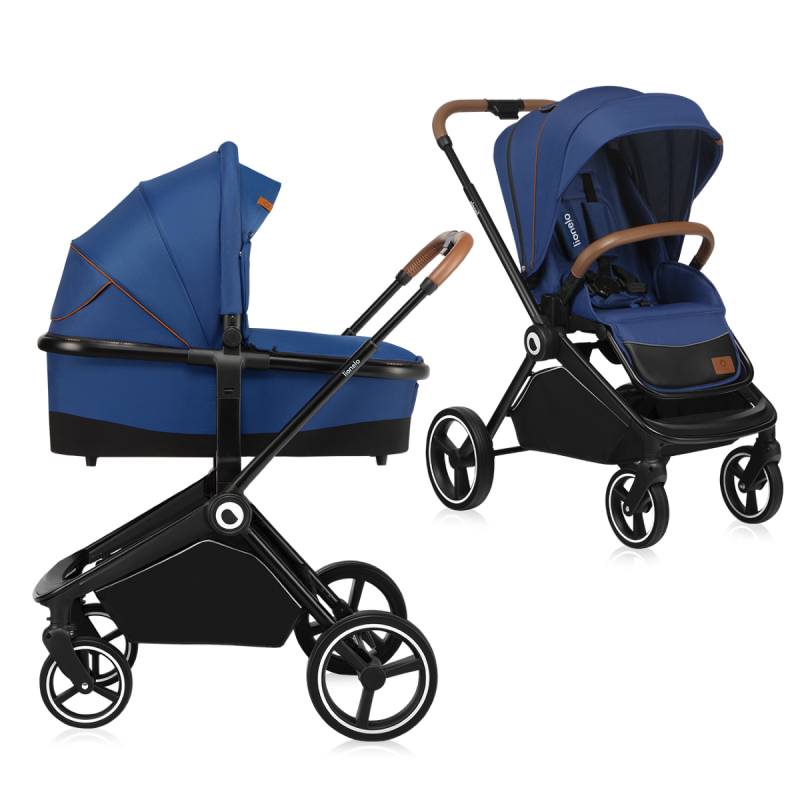 Lionelo Mika Blue Navy 2in1 — Passeggino multifunzione