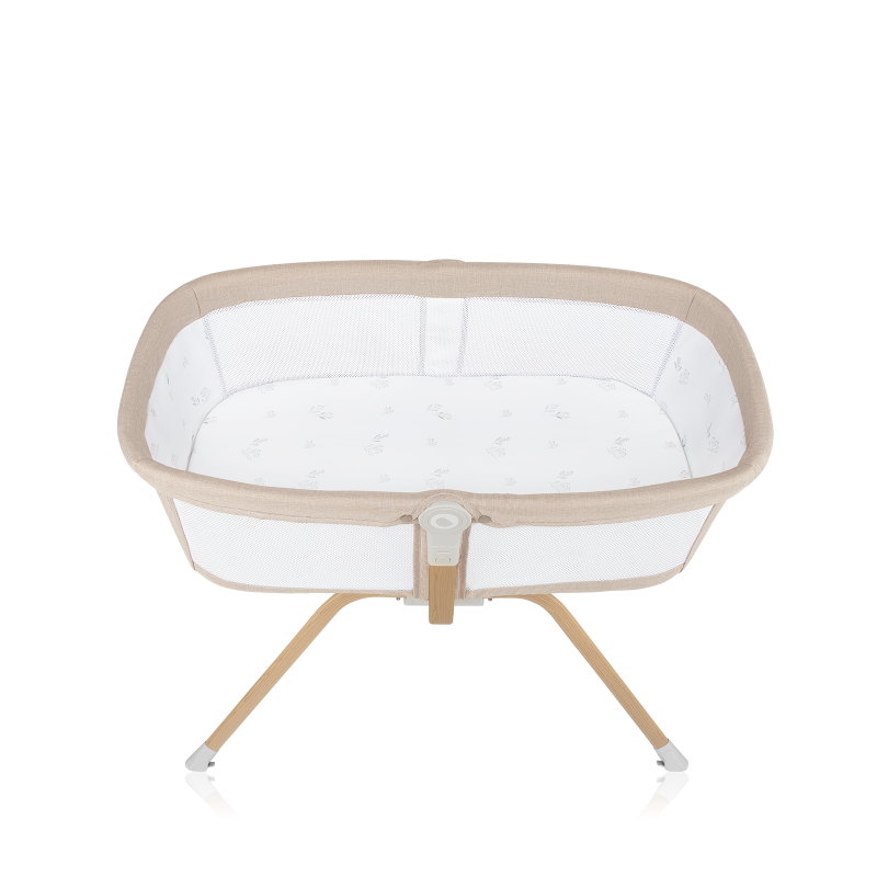 lionelo Malin Evo Beige Natural — Lettino universale con culla