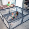 lionelo Willow XL Grey Concrete — Box per bambini