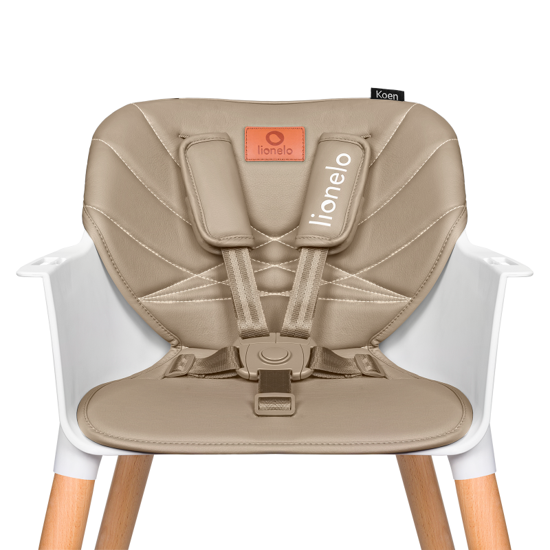 lionelo Koen Beige Sand — Seggiolone pappa