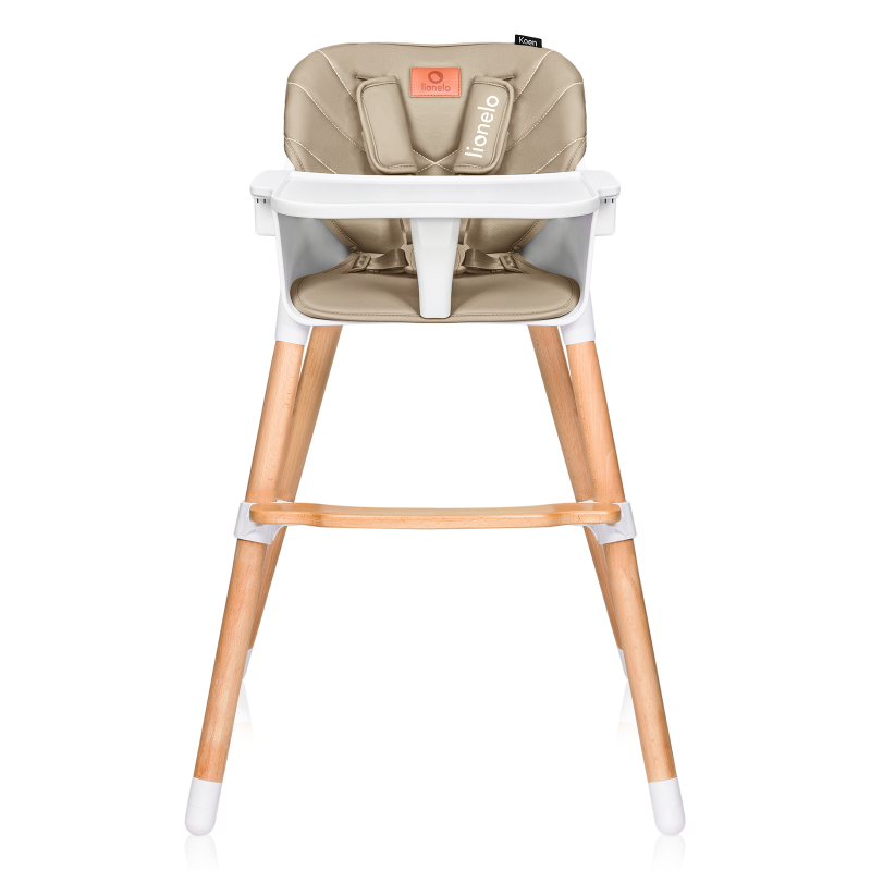 lionelo Koen Beige Sand — Seggiolone pappa