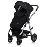 lionelo Amber 2in1 Black Silver — Passeggino multifunzionale