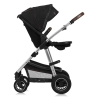 lionelo Amber 2in1 Black Silver — Passeggino multifunzionale