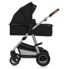 lionelo Amber 3in1 Black Silver — Passeggino multifunzionale