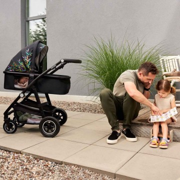 Lionelo Amber 3 in 1 Grey Graphite — Passeggino multifunzionale