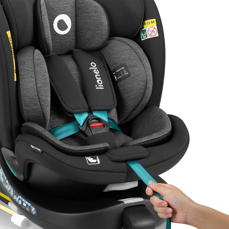 Lionelo Navy i-Size Black Turquoise — seggiolino auto