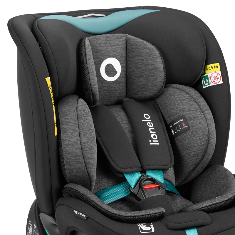 Lionelo Navy i-Size Black Turquoise — seggiolino auto