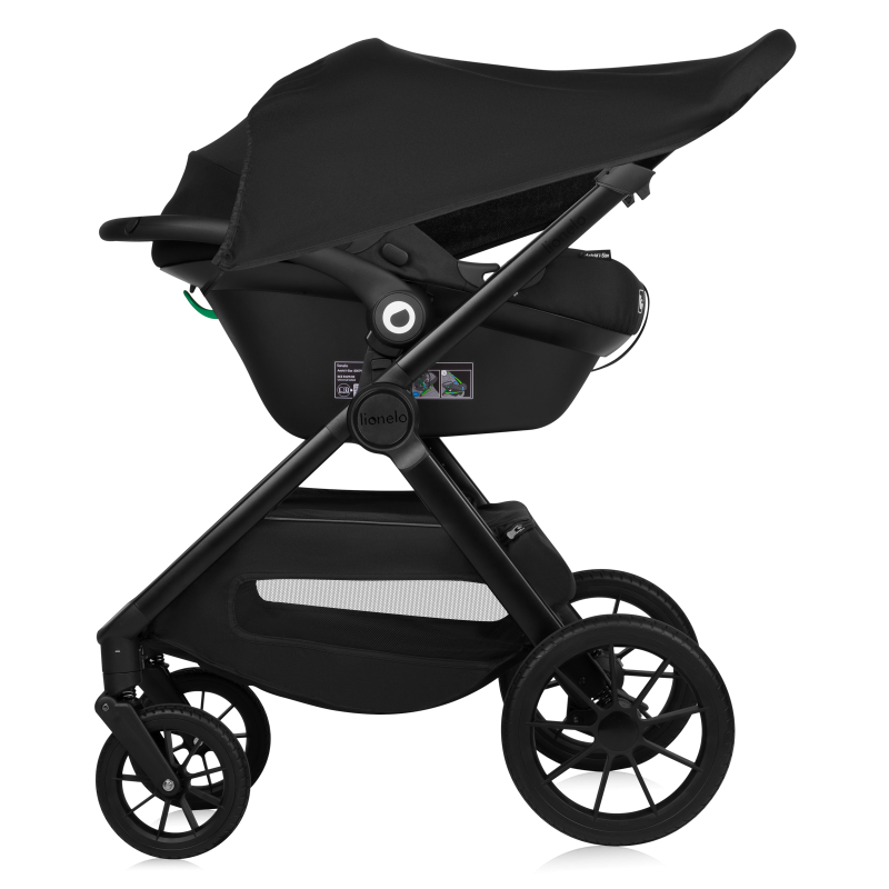 Lionelo Layla 3in1 Black Onyx — Passeggino multifunzione