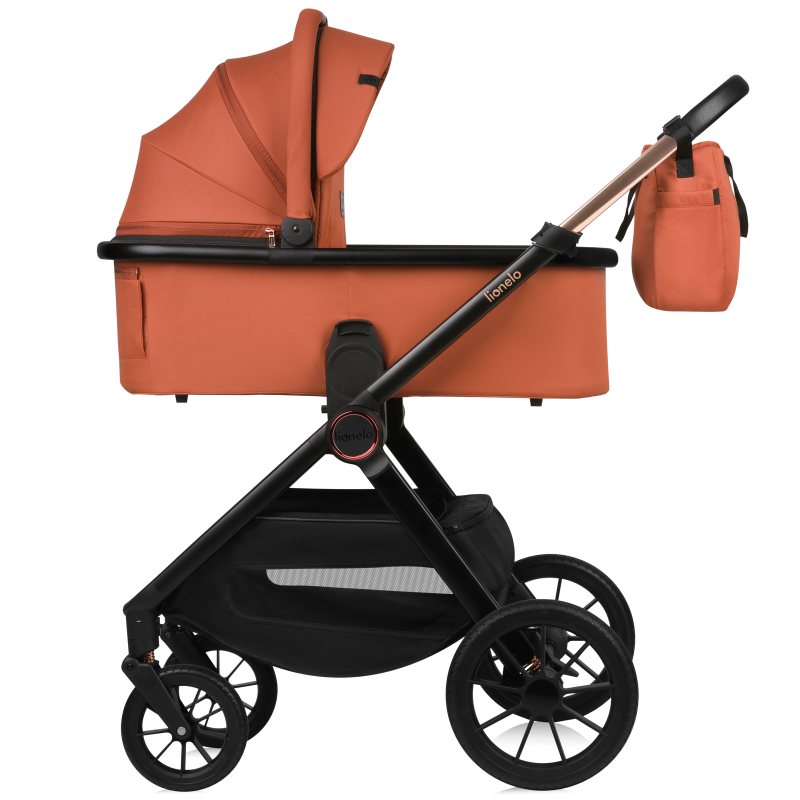 Lionelo Layla 3in1 Brown Rust — Passeggino multifunzione