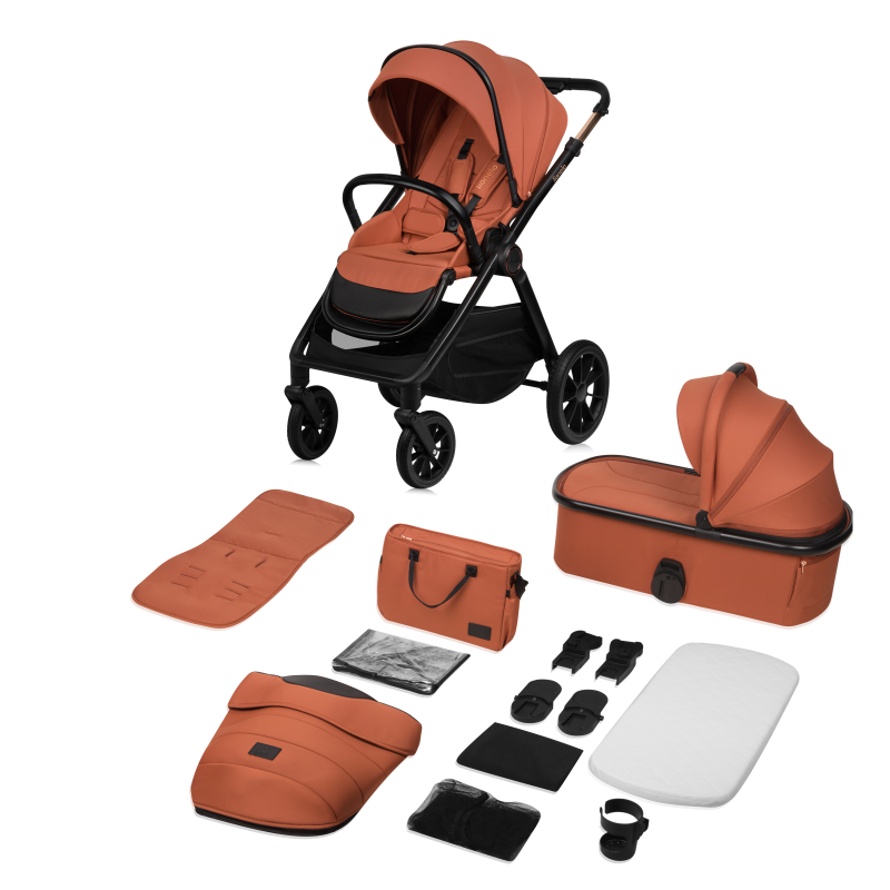 Lionelo Layla 2in1 Brown Rust — Passeggino multifunzione