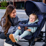 Lionelo Elia Grey White — Passeggino