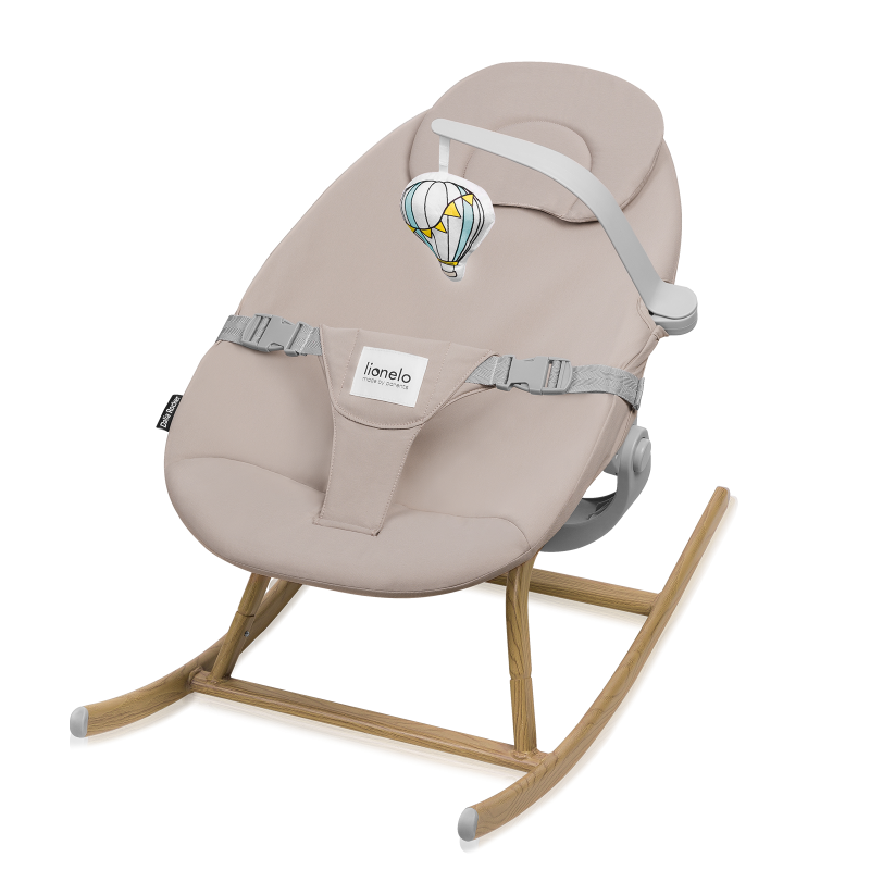 Lionelo Dalia Rocker Beige Sand — Sdraietta a dondolo per bambini