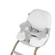 Lionelo Dalia Set Grey Stone Natural — Seggiolone pappa e Sdraietta a dondolo per bambini