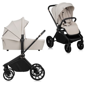 Lionelo Mika Plus 2in1 Beige Sand — Passeggino multifunzione