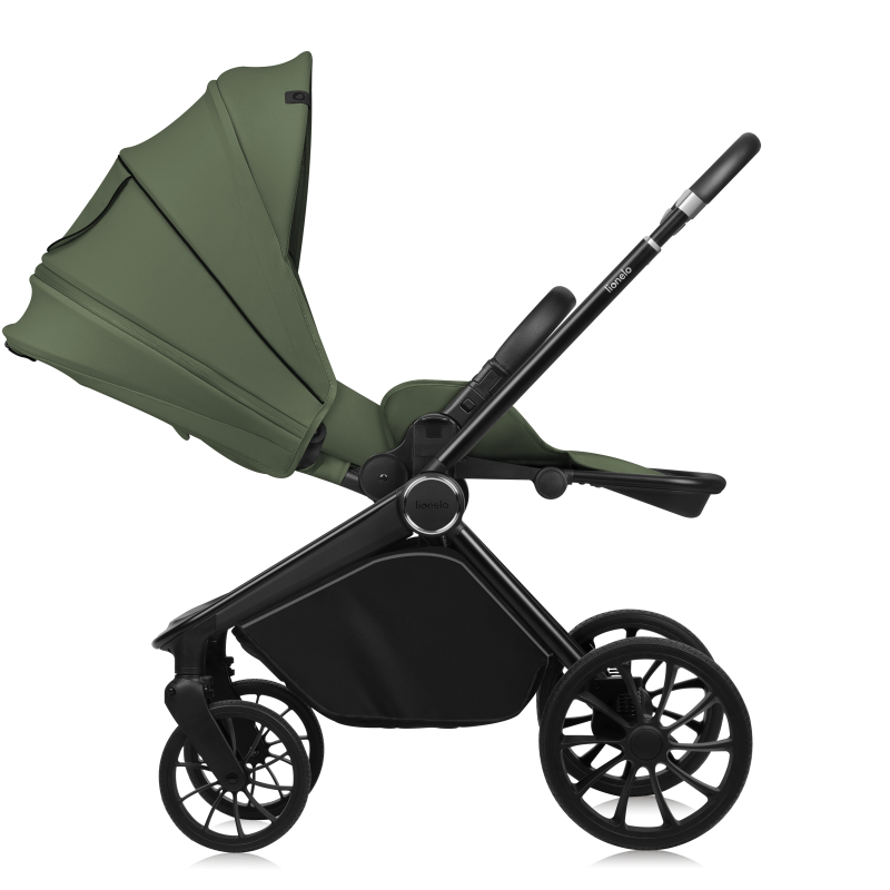 Lionelo Mika Plus 3 in 1 Green Olive — Passeggino multifunzionale