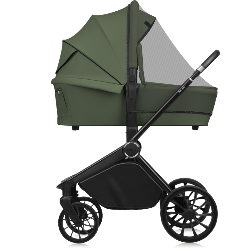 Lionelo Mika Plus 3 in 1 Green Olive — Passeggino multifunzionale