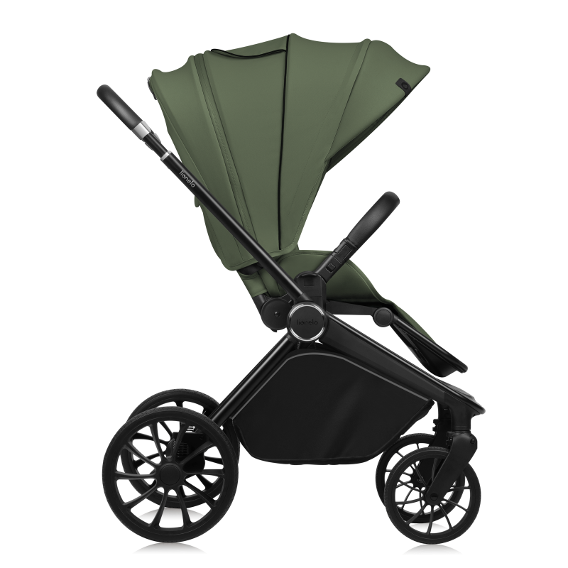 Lionelo Mika Plus 3 in 1 Green Olive — Passeggino multifunzionale