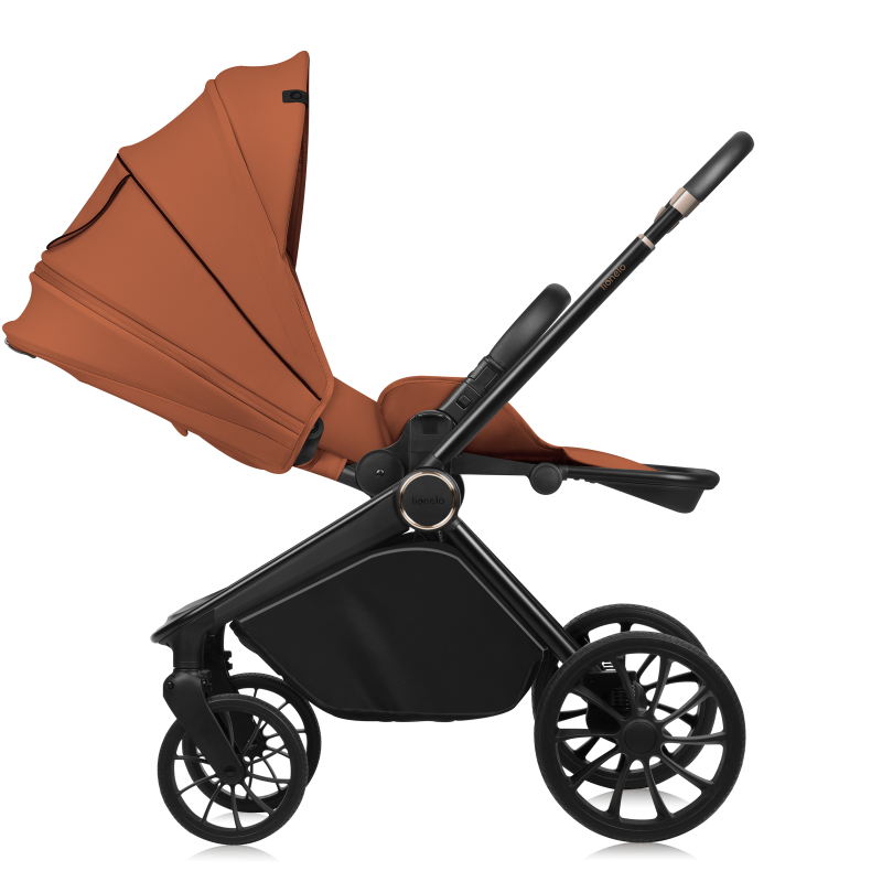 Lionelo Mika Plus 3 in 1 Brown Rust — Passeggino multifunzionale